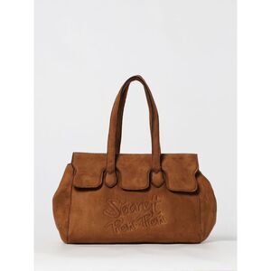 Secret Pon-Pon Shoulder Bag Woman Leather